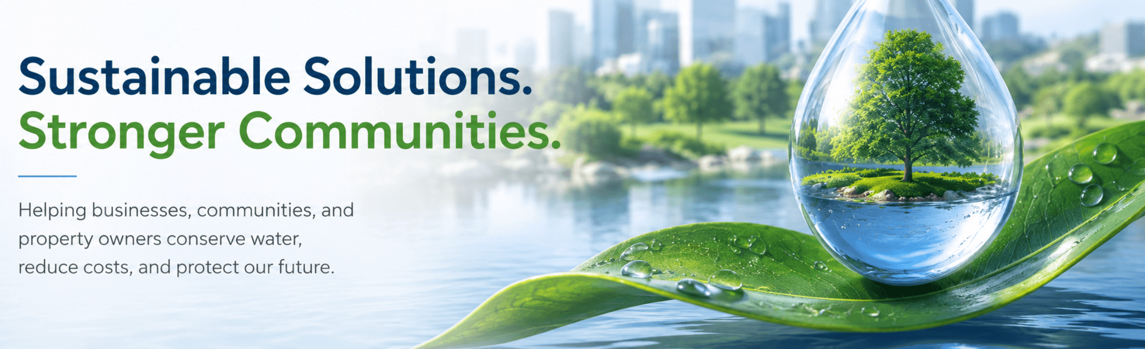Sustainable Solutions. Stronger Communities. Helping businesses, communities, and property owners conserve water, reduce costs, and protect our future.